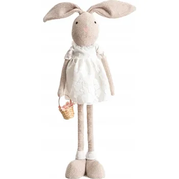 Bytová dekorace Skřítek MATTIA zajíc s teleskopickýma nohama, elegantní paní HOMLA