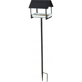 Pro ptáka Krmítko pro ptáky Esschert Design, ocelové, tmavě šedé, 126 x 19 x 28,9 cm