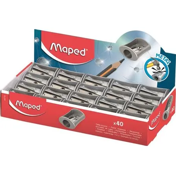 Ořezávátko Ořezávátko kovové stříbrné jednoduché mini Maped