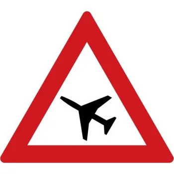 Dopravní značení VakoShop Letadla 500x500 mm