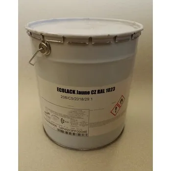 barva na beton ECOLACK - Barva pro vodorovné značení, 25kg, žlutá (RAL 1023)