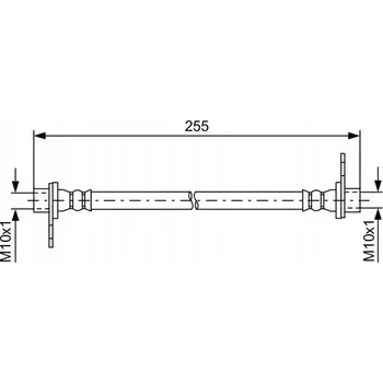 Brzdová hadice Brzdová hadice Bosch 1 987 481 586