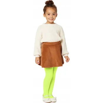 Merry Style dětské punčocháče žluté polyamidové, velikost 116