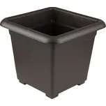 Květináč QUATTRO hnědý 30 x 30 cm