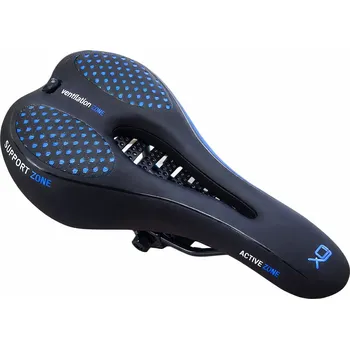 Sedlovka Verk 14507 Sportovní gelové sedlo na kolo, černo-modré