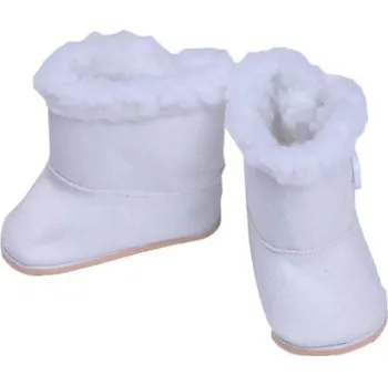 Zimní boty s kožíškem pro Baby Born / American Girl Varianta: bílé, s knoflíčkem