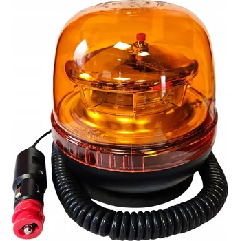 Autoelektronika Výstražná lampa Granit 12/24V otočná na magnet žlutá, průměr 128 mm