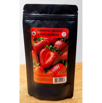 Sušené ovoce Lyofilizované Jahody 20g (Křupavé Lyofilizované jahody od Harryho 20g)