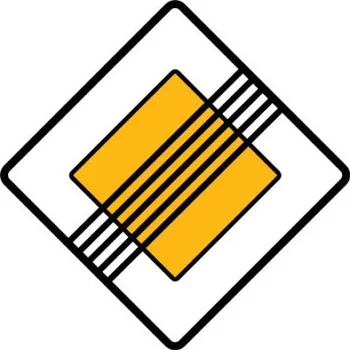 Dopravní značení Dopravní značka P3 - Konec hlavní pozemní komunikace