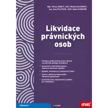 Likvidace právnických osob (Jana Pilátová, 2025)
