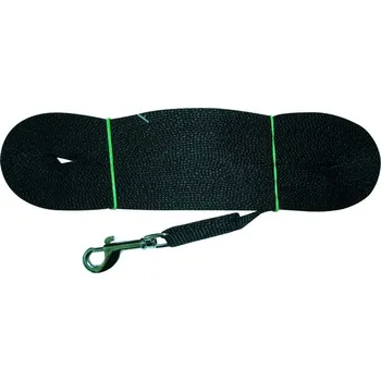 Hračka pro psa Stopovačka popruh černá šířka 20 mm, délka 6 m