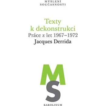 Kniha Texty k dekonstrukci Ekniha