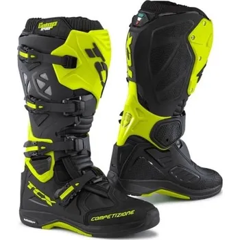 Moto obuv Moto boty TCX COMP EVO MICHELIN černo/fluo žluté (Velikost: 47) MCF_8585
