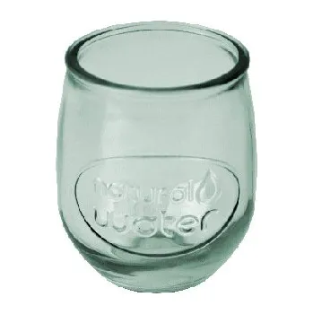 Sklenice Sklenice z recyklovaného skla WATER 0,4L, světle zelená, baculatá (balení obsahuje 6ks)|Vidrios San Miguel|Recycled Glass