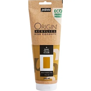 Výtvarná barva Pébéo Origin Akrylová barva Yellow Ochre 240 ml 1 ks