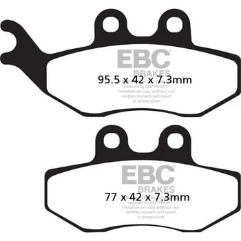 Brzdová destička Brzdové destičky EBC SFAC194 GILERA Runner 125 1999-2003