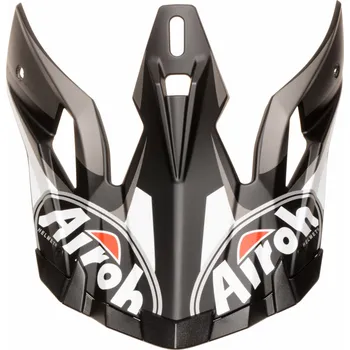 Helma na motorku náhradní kšilt pro přilby AVIATOR 2.2 Check, AIROH (bílá mat) AV22C38F