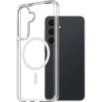 Pouzdro na mobilní telefon AlzaGuard Crystal Clear TPU Case Compatible with Magsafe pro Samsung Galaxy S25 FE
