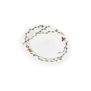 Talíř Vánoční talíř Hammershoi Christmas Oval 28,5 cm