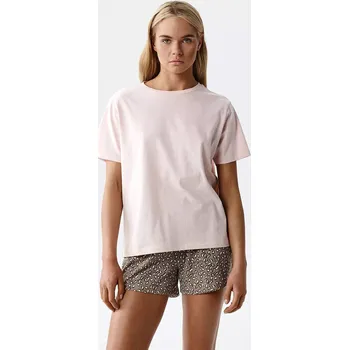 Pyžamo Atlantic NMP-507 kr/r S-2XL pink-camel L