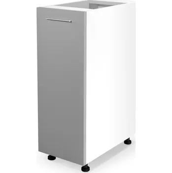 Kuchyňská skříňka Nábytek PEGAS s.r.o. Kuchyňská dolní skřínka VENTO D-30/82, světle šedá/bílá