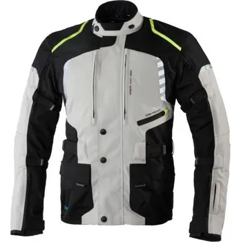 Moto bunda Dámská moto bunda REBELHORN HIKER II šedo/černo/fluo žlutá (Velikost: S) MCF_12748