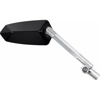 Zrcátko pro motocykl Zpětné zrcátko PUIG F1.1. 017ND černá / eloxovaný hliník pravé (včetně adaptéru) YAMAHA XP 560 T-MAX 2020-2021