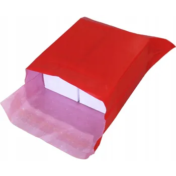 Obálka PLASTOVÉ OBÁLKY FOLIOPAK 260x350mm B4 50 ks OBÁLKY FÓLIOVÉ ČERVENÉ