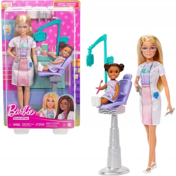 Panenka Panenka Barbie zubařka s pacientem