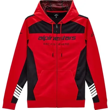 Pánská mikina ALPINESTARS (CASUALS) HOODIE SES II RD/BK (1230531003010M) (Velikost: M) 1230531003010M
