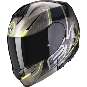 Helma na motorku Moto přilba SCORPION EXO-3000 AIR CREED titanovo/černo/neonově žlutá (Velikost: XS) MCF_11807
