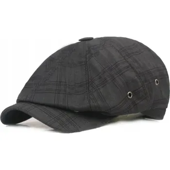 Čepice Černý bavlněný baret bez značky, velikost 60