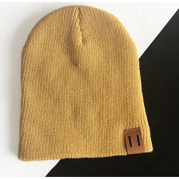 Čepice Jednobarevná čepice - Žlutá KP-12441