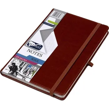 Blok NOTES A5 SOUL HNĚDÝ ELEFANT