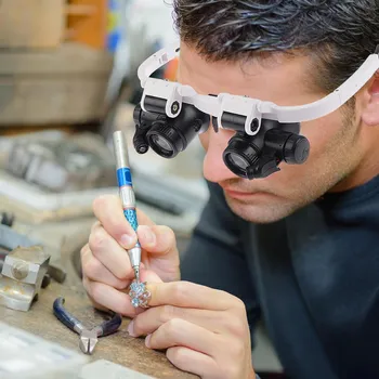 Lupa Deminas | Profesionální hodinářské zvětšovací brýle s lupou