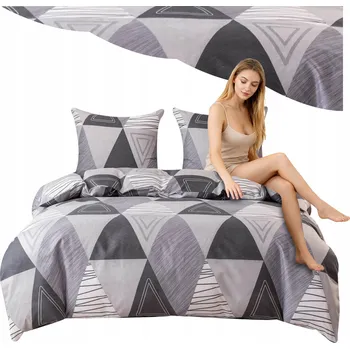 Povlečení Povlečení 140x200 Sada Povlečení 2-dílné 3D Geometrické Mnoho