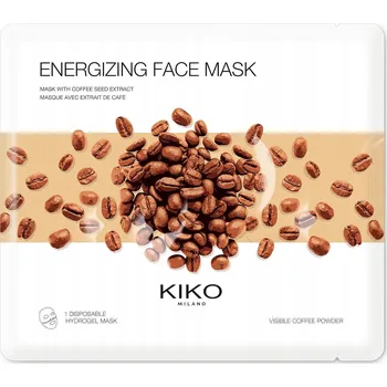Pleťová maska KIKO MILANO hydratační hydrogelová maska na obličej s kávovým extraktem