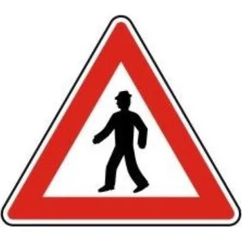 Dopravní značení Dopravní značka A12a - Chodec