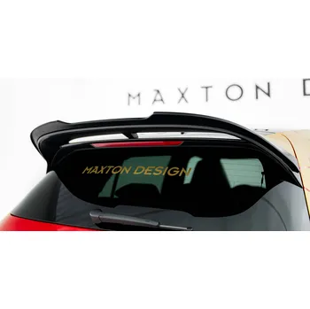 Tuning Maxton Design prodloužení spoileru pro Volkswagen Golf R Mk8, černý lesklý plast ABS