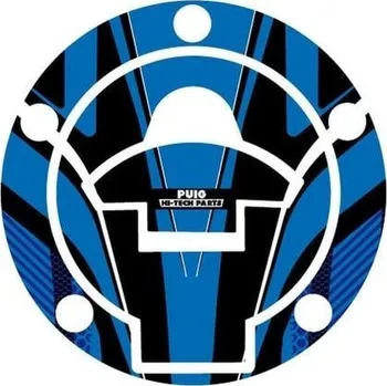 Motodoplněk Ochranné nálepky na víčko nádrže PUIG RADIKAL 8281A modrá YAMAHA YZF-R3 2015-2018