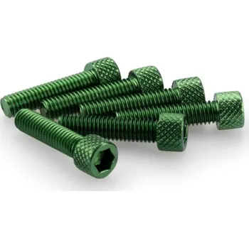 Motodoplněk Šrouby PUIG ANODIZED 0544V zelená M6 x 25mm (6ks) 0544V