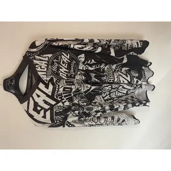 Moto dres Motokrosový dres ONEAL černá/bílá Vel: XXL výprodej zboží