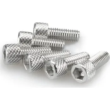 Motodoplněk Šrouby PUIG ANODIZED 0363P stříbrná M6 x 15mm (6ks) 0363P