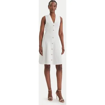 Dámské šaty Guess Úpletové šaty W6GK53 Z0658 Bílá Regular Fit XXL