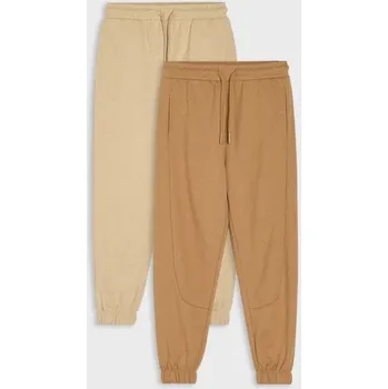 Dětská móda Sinsay - Sada 2 tepláků jogger - hnědá - 294IG-88X - 294IG-88X-122