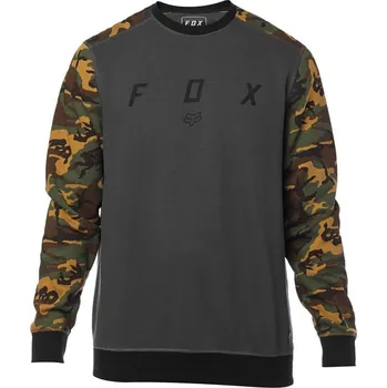 Pánská mikina FOX Destrakt Crew Fleece, Camo, LFS18F (22051-027-MASTER) (Velikost: 2XL) 22051-027-MASTER
