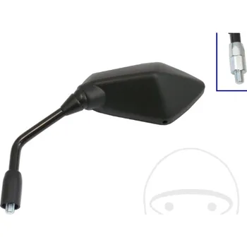 Motodíl Zpětné zrcátko JMP ZR 0220 černý levý KAWASAKI Z 1000 2011-2013