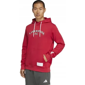 Pánská mikina ADIDAS LIVERPOOL FC US HOODY (M) Pánská Mikina Červená