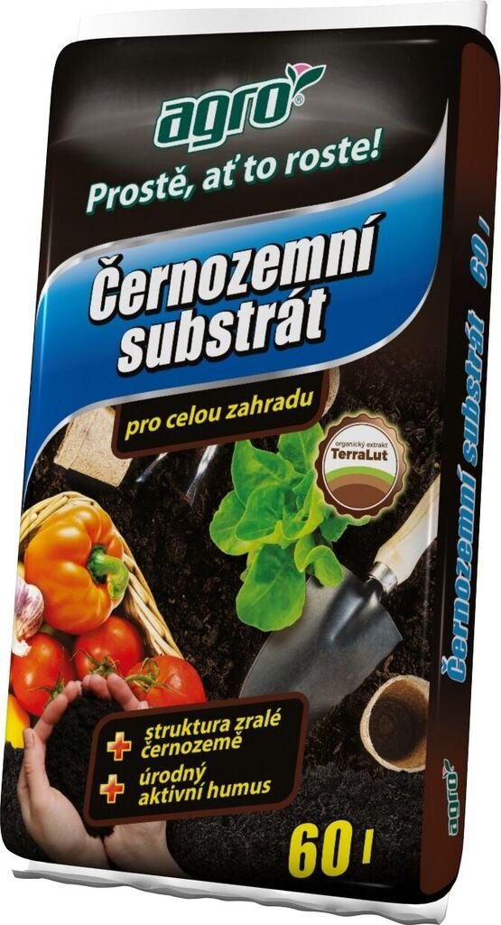 AGRO Černozemní substrát pro celou zahradu 60l (00322Z)
