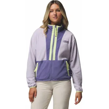 Dámská mikina Columbia Backbowl II Full Zip Fleece W 2092163552 - lavender pearl/stormwatch/citron haze M